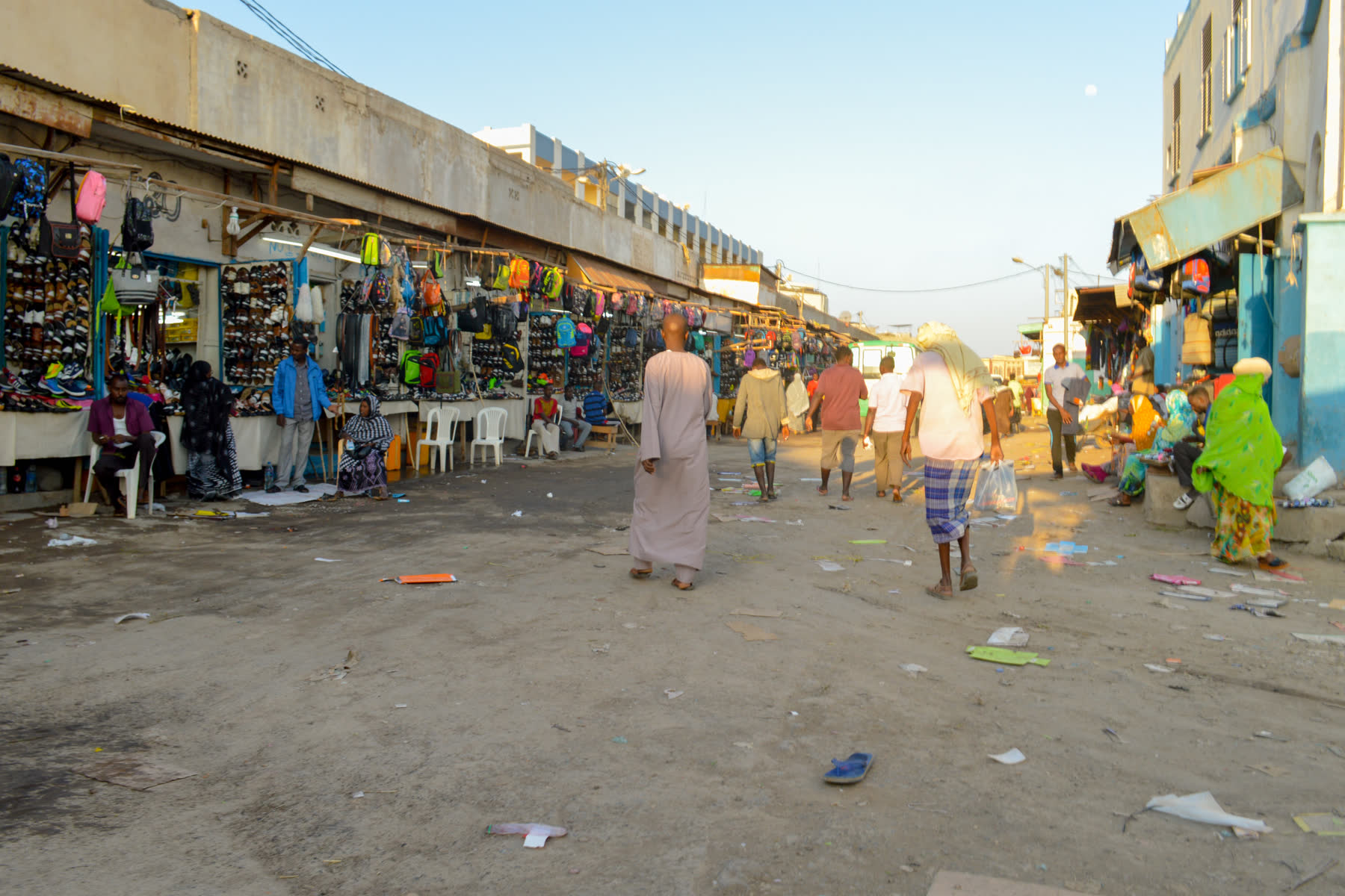 Les Caisses market in Djibouti City