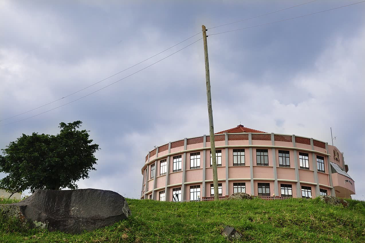 The Tooro Kingdom palace in Fort Portal, Uganda